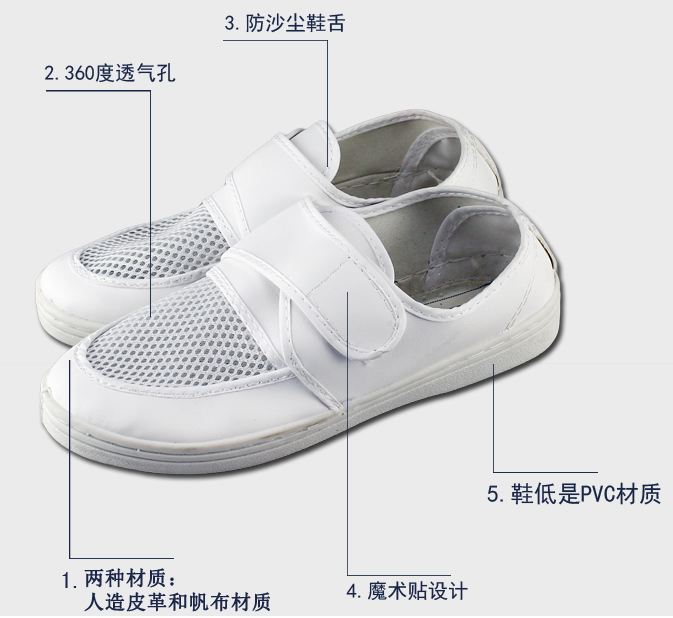 防靜電網眼鞋_ESD防靜電門禁系統